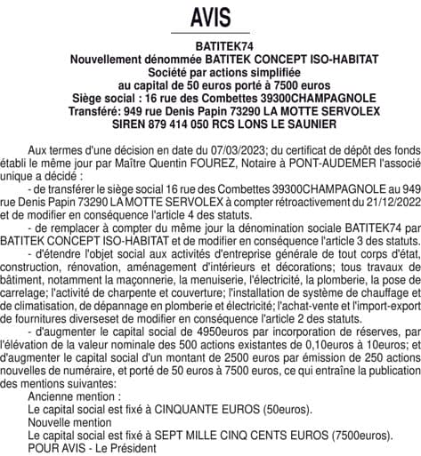 Contenu publication