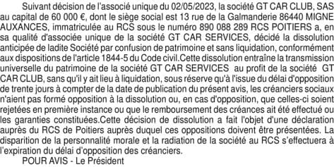 Contenu publication