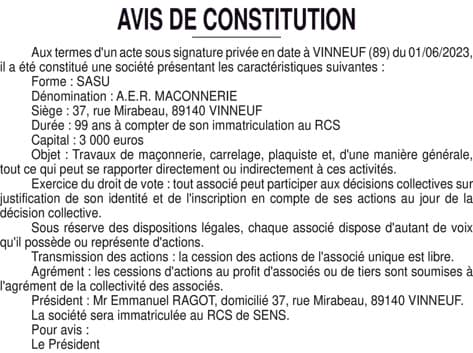 Contenu publication