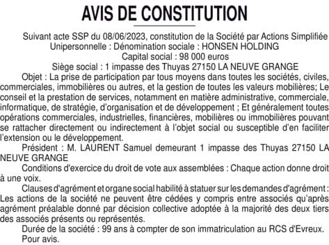 Contenu publication