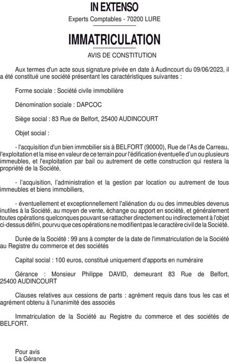 Contenu publication