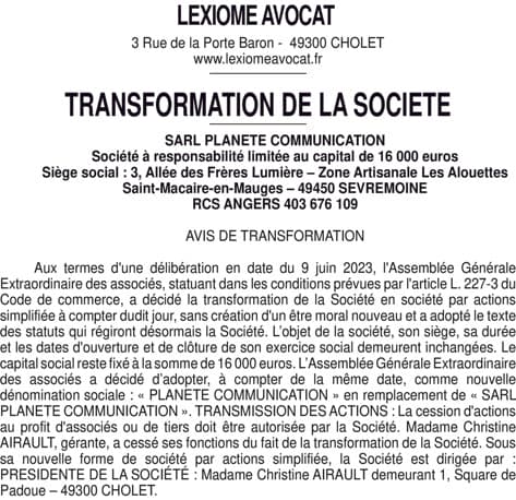 Contenu publication