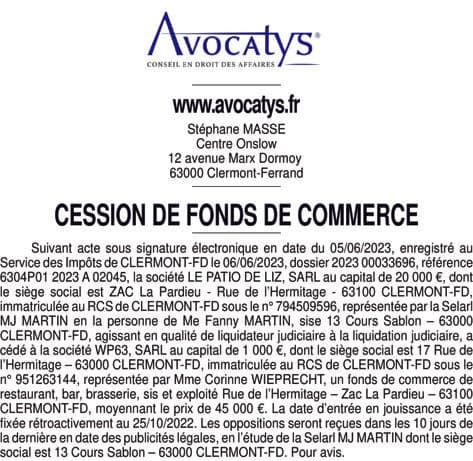 Contenu publication