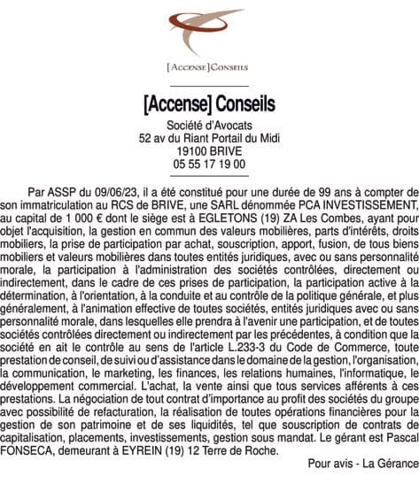 Contenu publication
