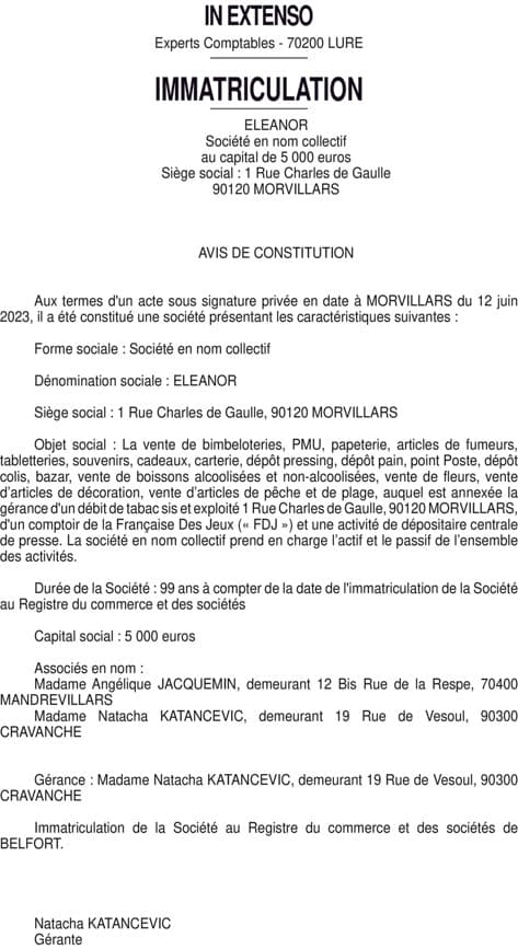 Contenu publication