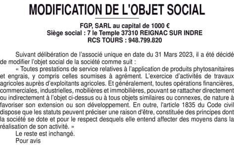 Contenu publication