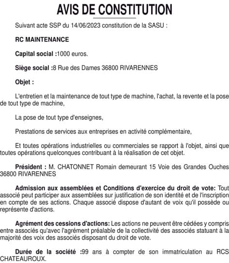 Contenu publication