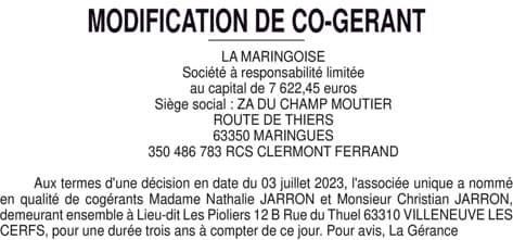 Contenu publication