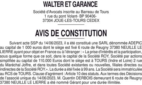 Contenu publication