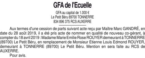 Contenu publication