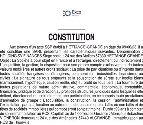 Contenu publication