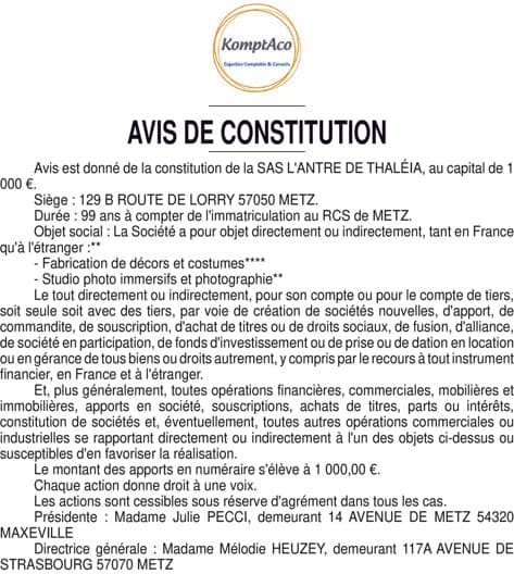 Contenu publication