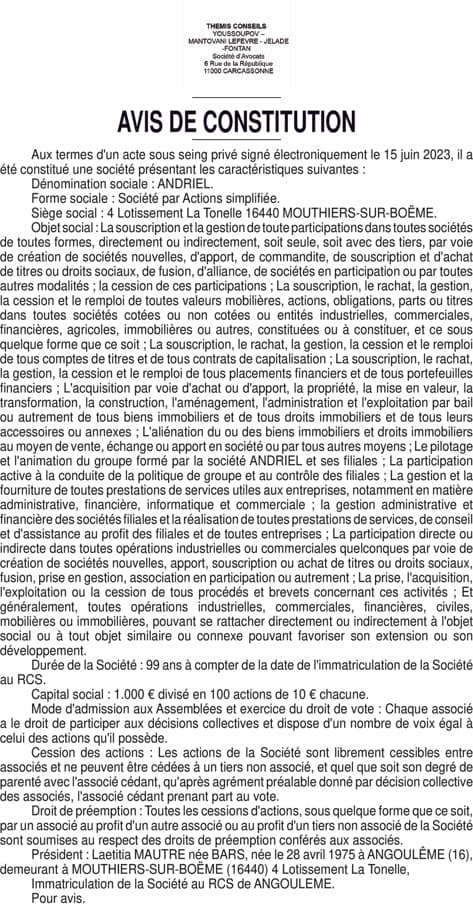 Contenu publication
