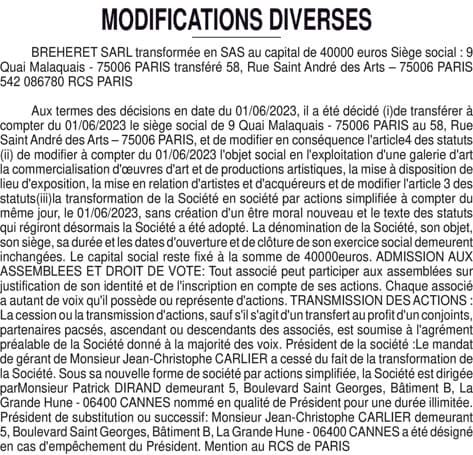 Contenu publication