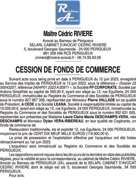 Contenu publication