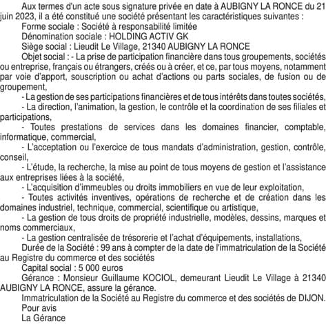 Contenu publication