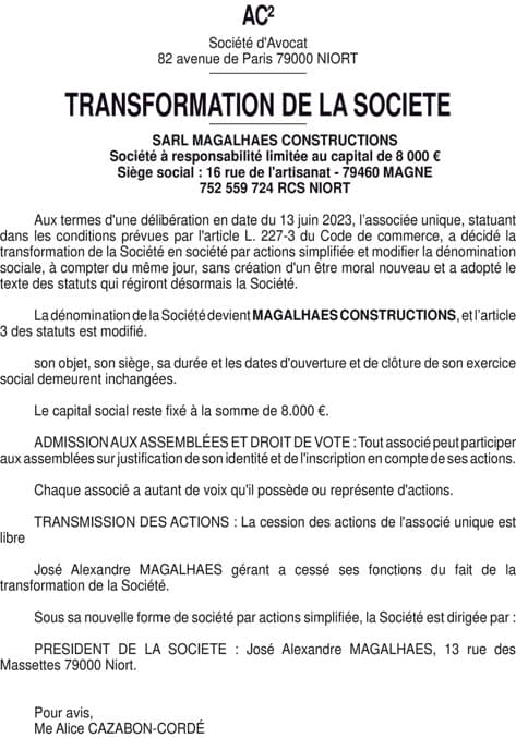 Contenu publication