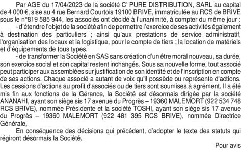 Contenu publication