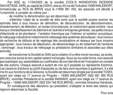 Contenu publication
