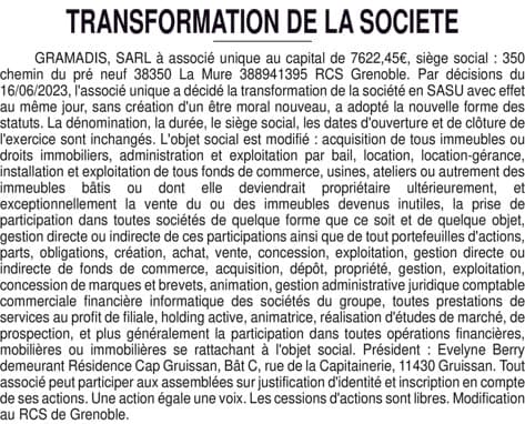 Contenu publication