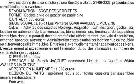 Contenu publication