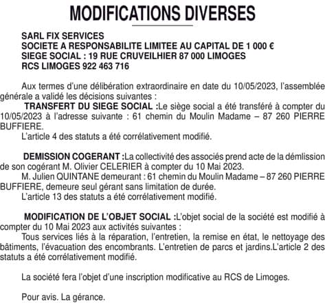 Contenu publication