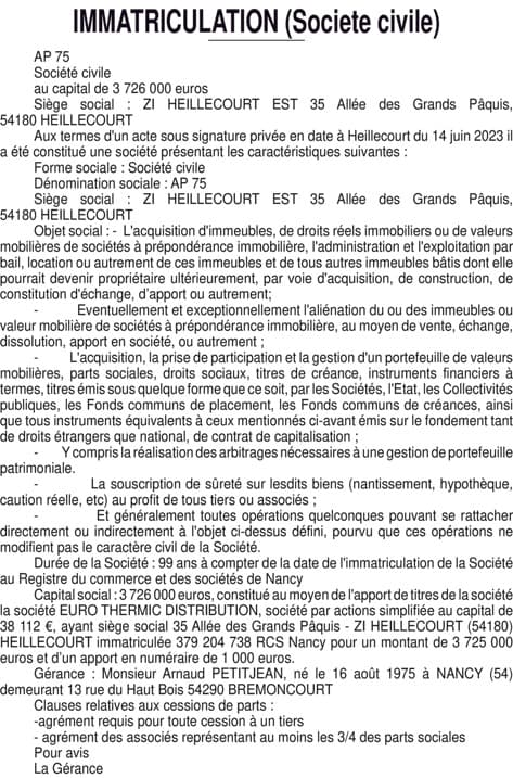 Contenu publication
