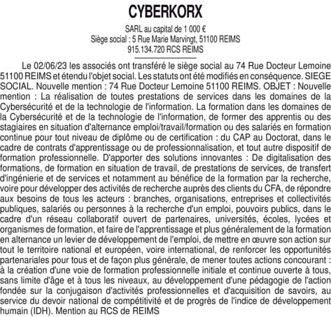 Contenu publication