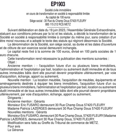 Contenu publication