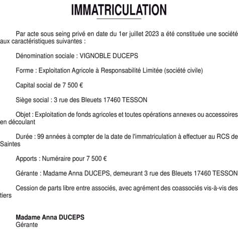 Contenu publication