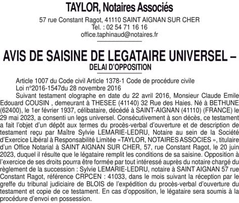 Contenu publication