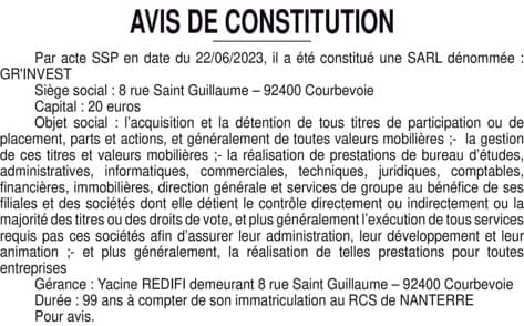 Contenu publication