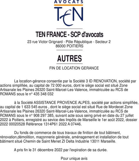 Contenu publication