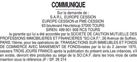 Contenu publication