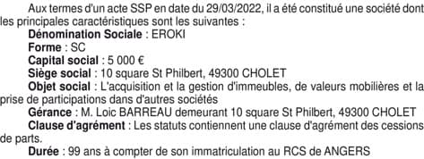 Contenu publication