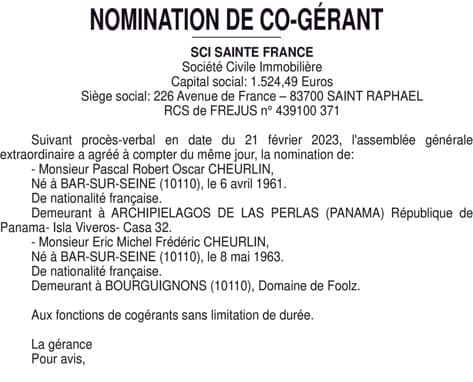 Contenu publication