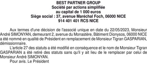 Contenu publication