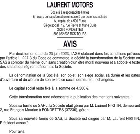 Contenu publication