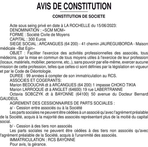 Contenu publication
