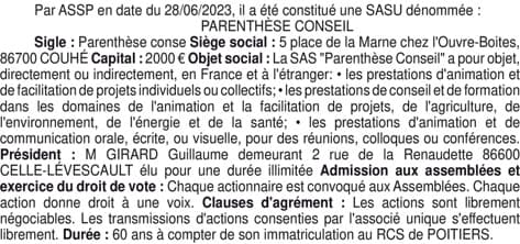Contenu publication