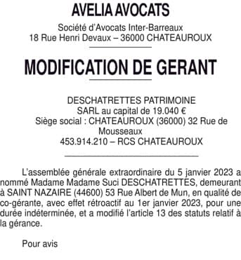 Contenu publication