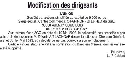 Contenu publication