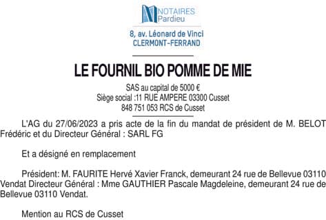 Contenu publication