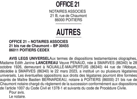 Contenu publication