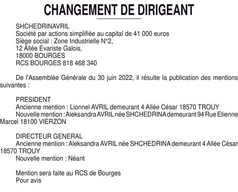 Contenu publication