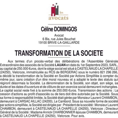 Contenu publication