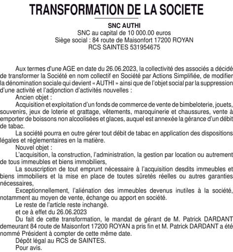 Contenu publication