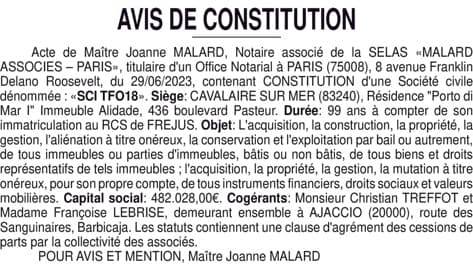 Contenu publication