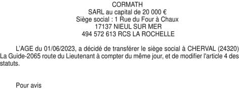 Contenu publication