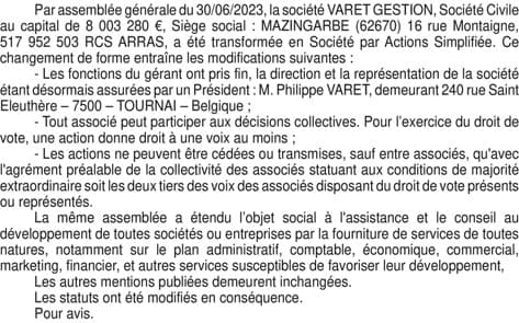 Contenu publication